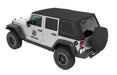 Bestop 54863-17 Trektop Pro - '07-18 Wrangler JK 4-Door (Black Twill) - Truck Part Superstore