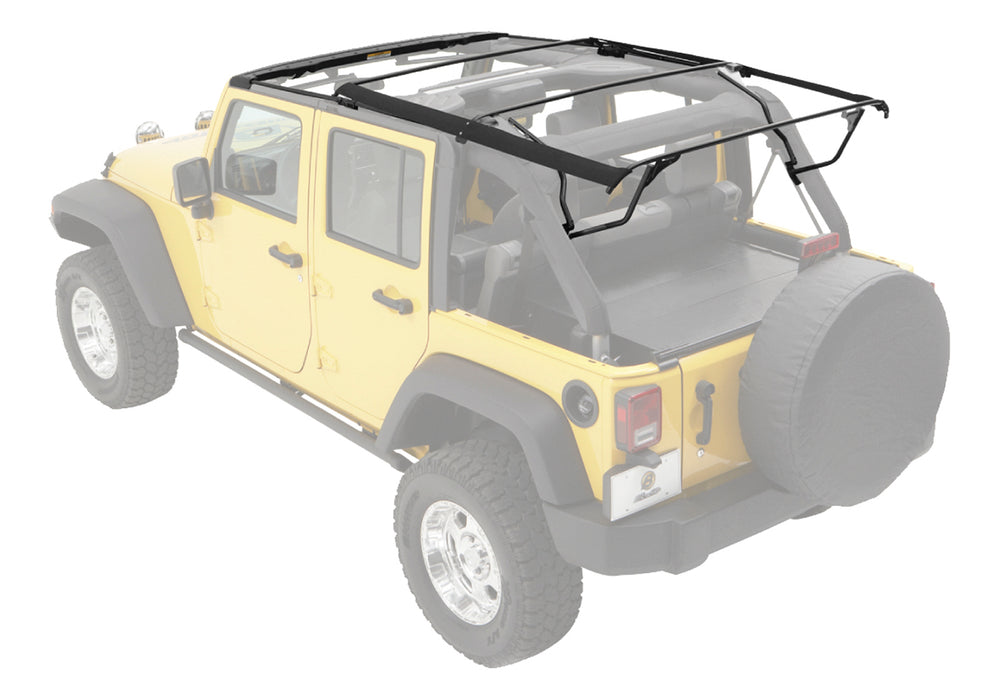 Bestop 55001-01 Bow & Frame Hardware Kit - '07-18 Wrangler JK 4-Door (Factory Style Replacement) - Truck Part Superstore