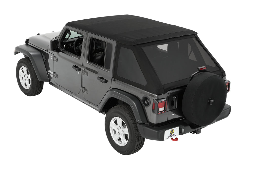 Bestop 56863-17 Trektop - '18-23 Wrangler JL 4-Door (Black Twill) - Truck Part Superstore