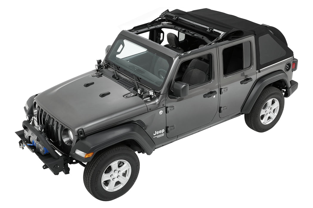 Bestop 56863-35 Trektop - '18-23 Wrangler JL 4-Door (Black Diamond) - Truck Part Superstore
