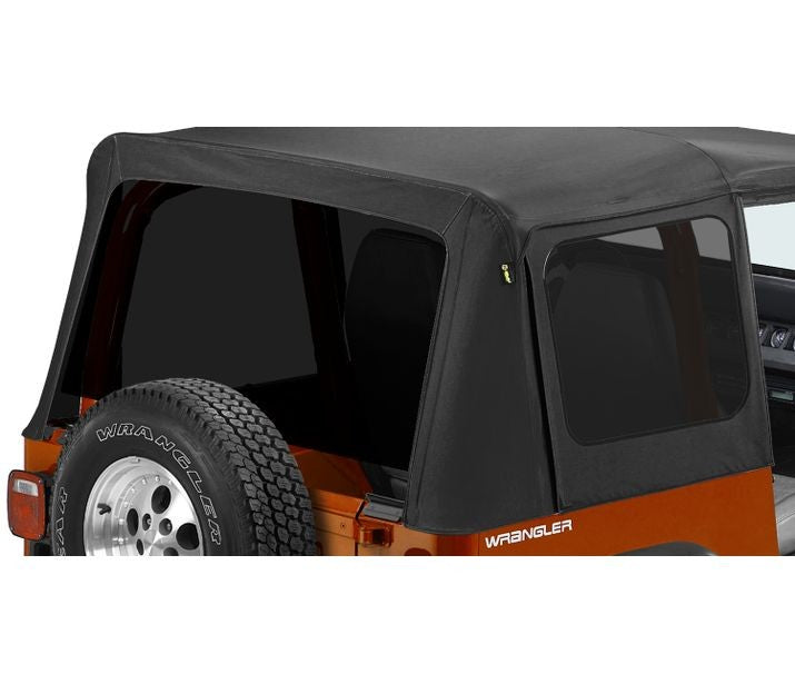 Bestop 58120-15 Window Set - '88-95 Wrangler YJ (Black Denim) - Truck Part Superstore