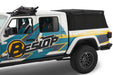 Bestop 77326-35 Supertop for Truck 2 - '20-23 Gladiator; For 5 ft. bed (Black Diamond) - Truck Part Superstore