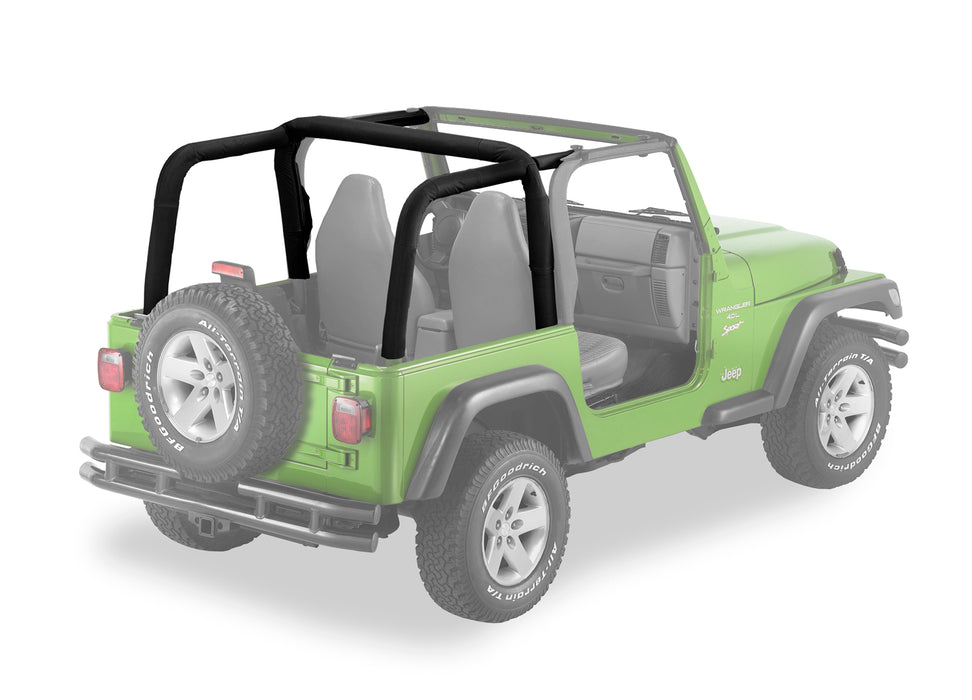 Bestop 80022-35 Sport Bar Cover - '03-06 Wrangler TJ Exc. Unlimited (Black Diamond) - Truck Part Superstore