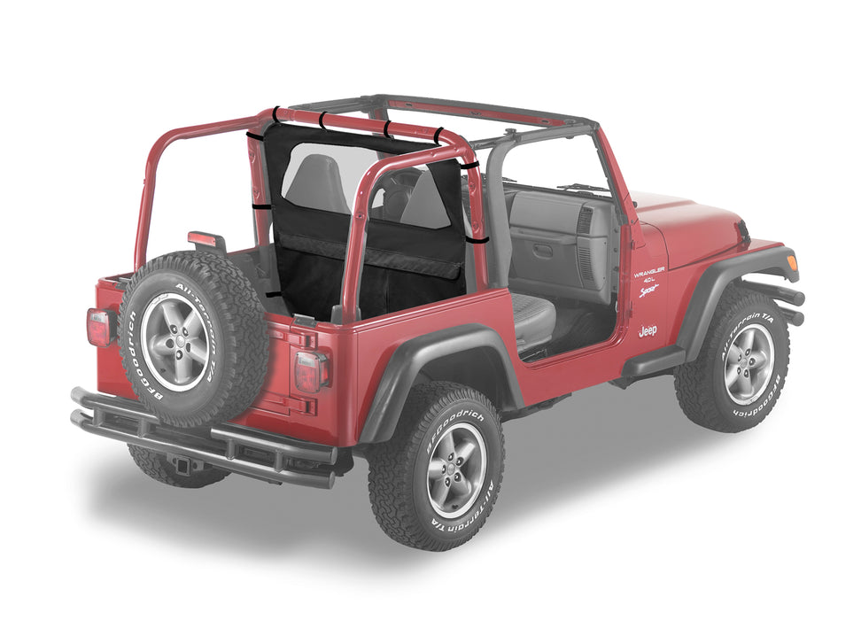 Bestop 80030-15 Windjammer - '97-02 Wrangler TJ (Black Denim) - Truck Part Superstore