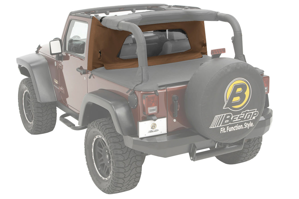 Bestop 80033-37 Wrap-Around Windjammer - '97-02 Wrangler TJ (Spice) - Truck Part Superstore