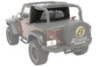 Bestop 80041-35 Wrap-Around Windjammer - '07-18 Wrangler JK 2-Door (Black Diamond) - Truck Part Superstore