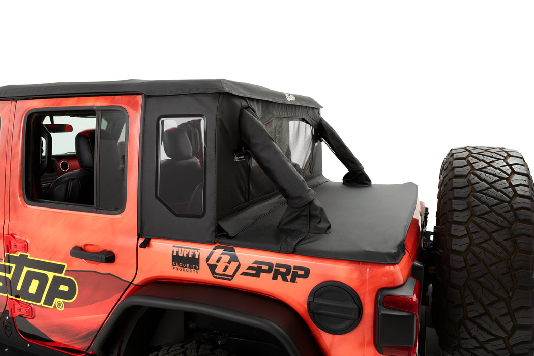 Bestop 80100-17 Halftop Conversion Kit - '18-23 Wrangler JL 4-Door (Black Twill) - Truck Part Superstore