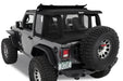 Bestop 80101-17 Halftop Conversion Kit - '18-23 Wrangler JL 2-Door (Black Twill) - Truck Part Superstore