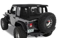 Bestop 80101-17 Halftop Conversion Kit - '18-23 Wrangler JL 2-Door (Black Twill) - Truck Part Superstore