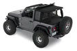 Bestop 80101-35 Halftop Conversion Kit - '18-23 Wrangler JL 2-Door (Black Diamond) - Truck Part Superstore