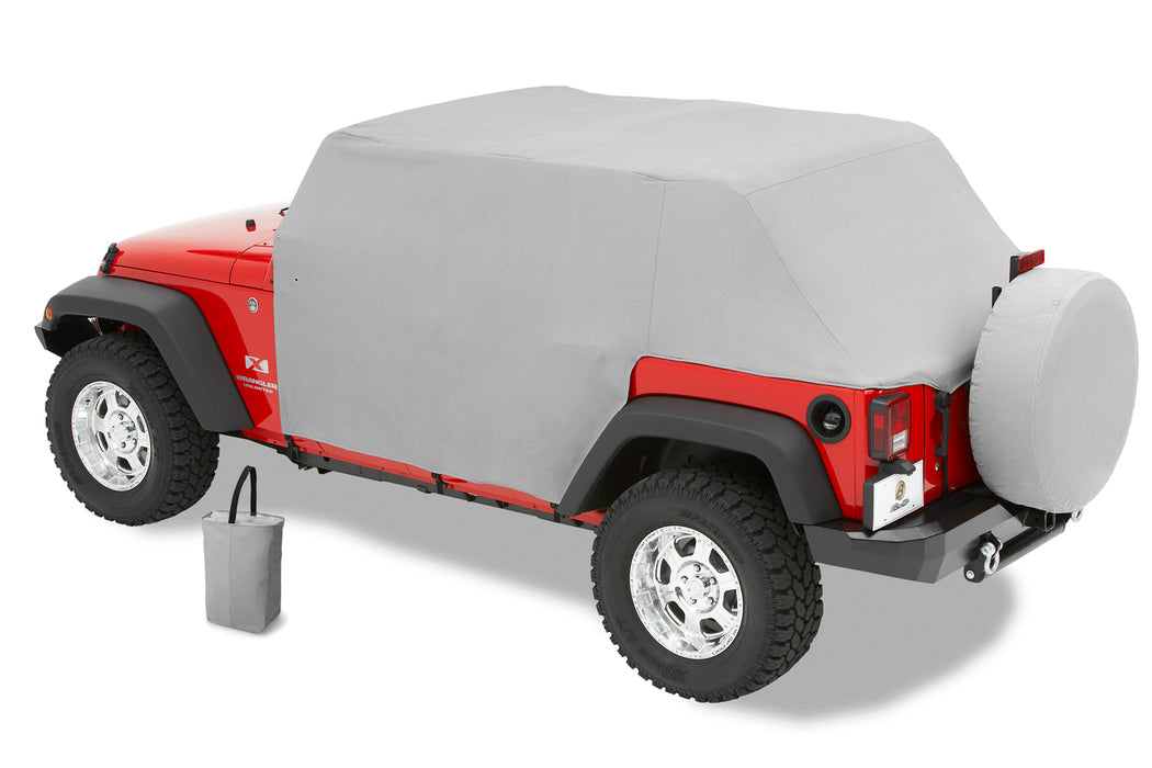Bestop 81038-09 All Weather Trail Cover - '04-06 Wrangler TJ Unlimited (Charcoal / Gray) - Truck Part Superstore