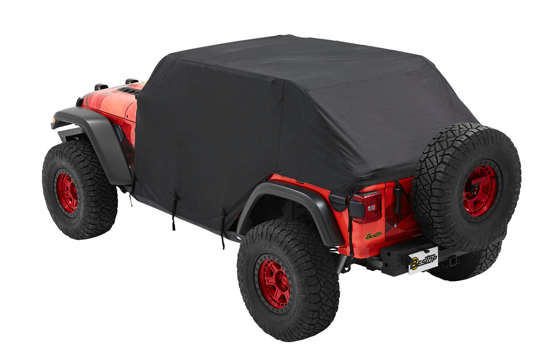 Bestop 81043-01 All Weather Trail Cover - '07-18 Wrangler JK / '18-22 JL 4-Door (Black) - Truck Part Superstore