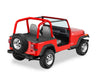 Bestop 90008-15 Duster Deck Cover - '92-95 Wrangler YJ (Black Denim) - Truck Part Superstore