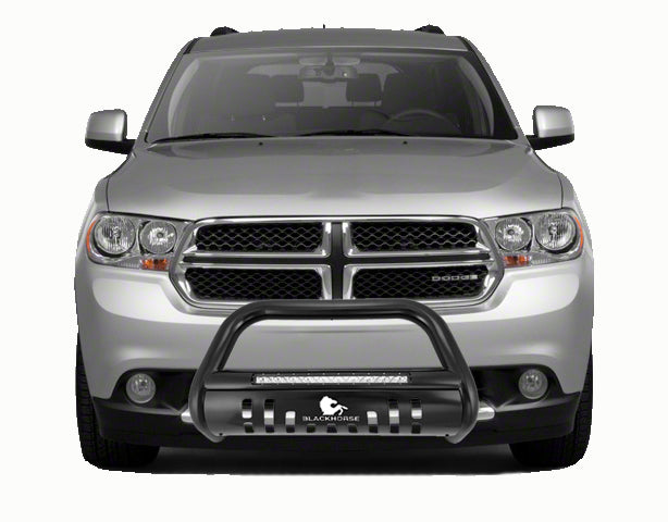 Black Horse Off Road BE-DODUB Black Steel Skid Plate - Truck Part Superstore