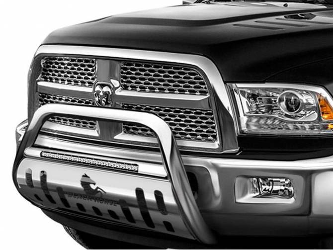 Black Horse Off Road BE-DODUS Stainless Steel Stainless Steel Skid Plate - Truck Part Superstore