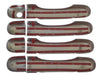 Black Horse Off Road BH-DH143 Chrome ABS Tape-On No Smart Key - Truck Part Superstore