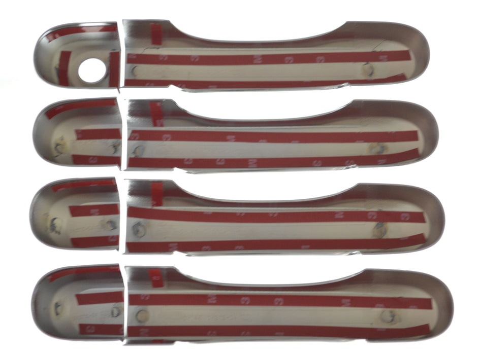 Black Horse Off Road BH-DH143 Chrome ABS Tape-On No Smart Key - Truck Part Superstore