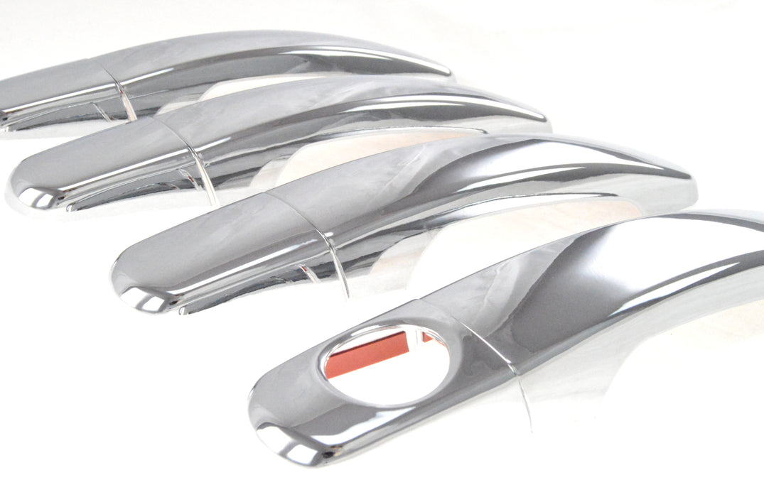 Black Horse Off Road BH-DH156 Chrome ABS Tape-On 4DR No Smart Key - Truck Part Superstore