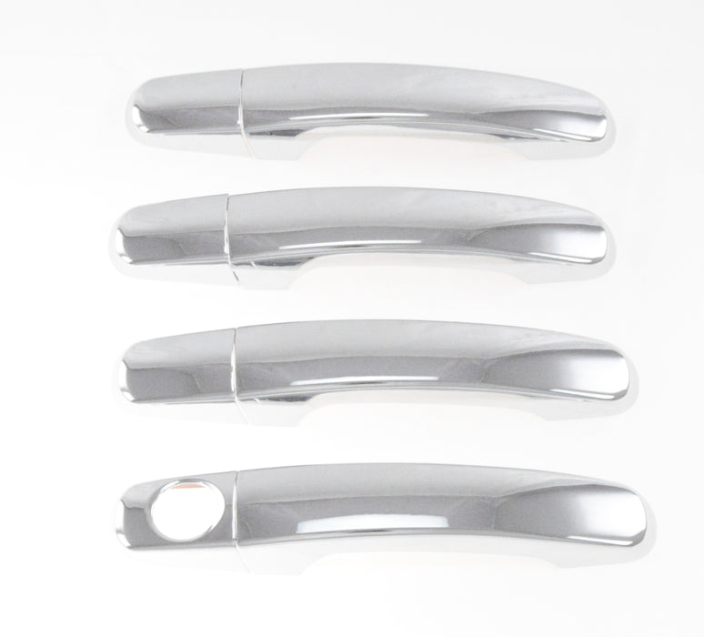Black Horse Off Road BH-DH156 Chrome ABS Tape-On 4DR No Smart Key - Truck Part Superstore