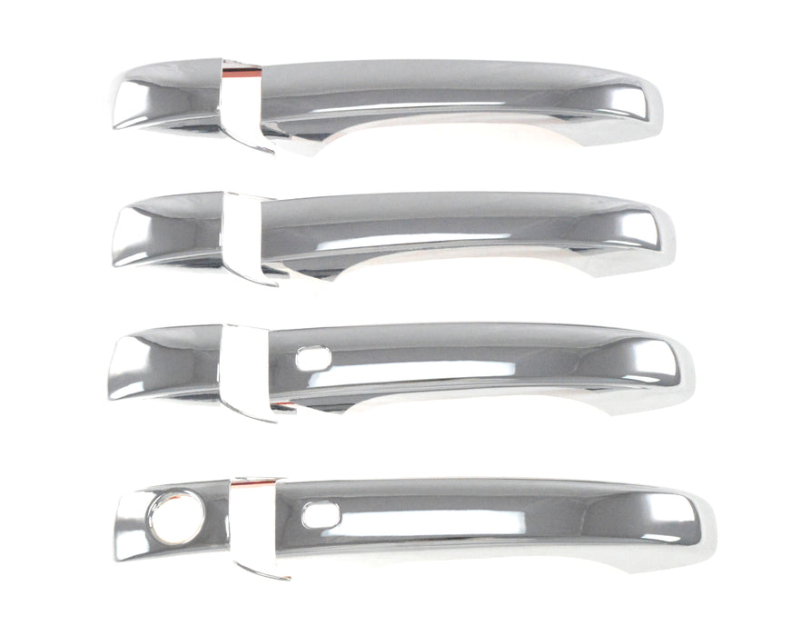 Black Horse Off Road BH-DH187 Chrome ABS Tape-On 4DR W/ or W/O Smart Key - Truck Part Superstore