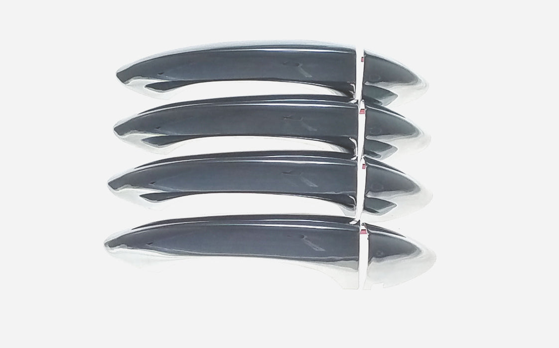 Black Horse Off Road BH-DH271 Chrome ABS Tape-On 4DR No Smart Key - Truck Part Superstore