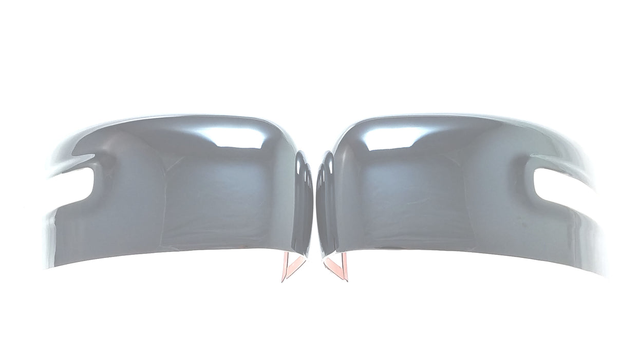 Black Horse Off Road BH-MC280 Chrome ABS Tape-On W/SIGNAL TOP COVER - Truck Part Superstore