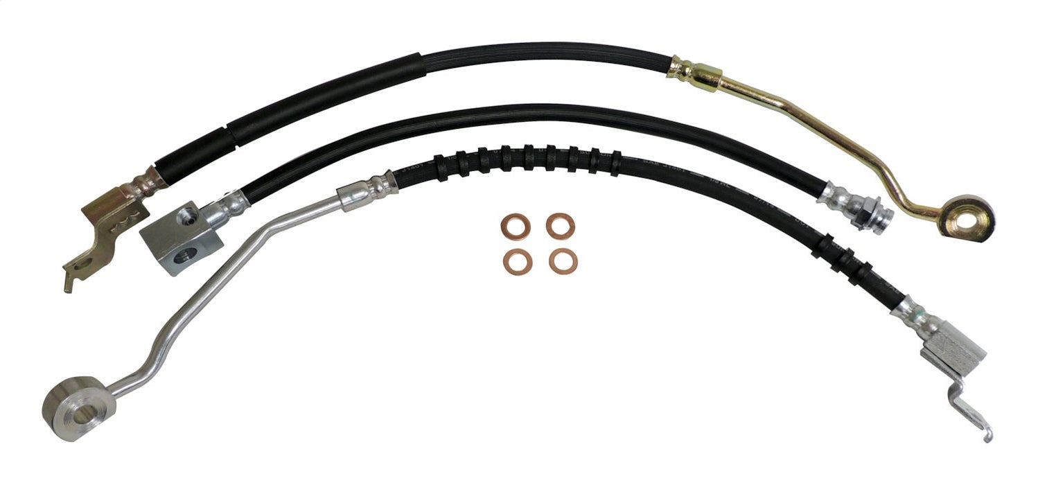 Crown Automotive Jeep Replacement BHK6 Brake Hose Kit; Incl. Hoses/Rear Hose To Axle And 4 Brake Hose Washers; - Truck Part Superstore