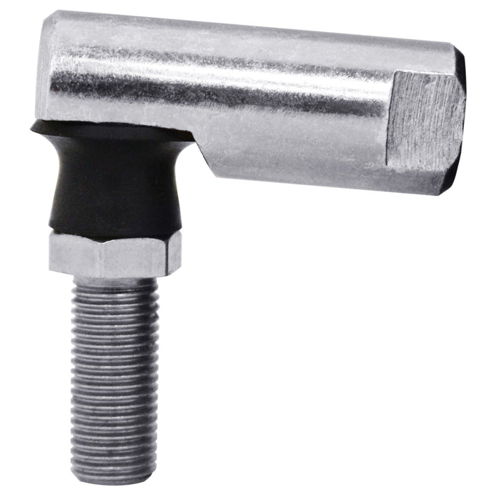 QA1 BJGL4 Grommet-style ball joint made of carbon steel with a 1/28-28 left-handed thread. - Truck Part Superstore