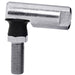 QA1 BJGL4 Grommet-style ball joint made of carbon steel with a 1/28-28 left-handed thread. - Truck Part Superstore
