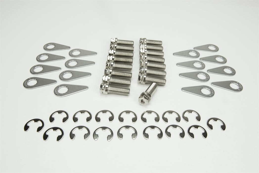 Kooks Custom Headers BK101 Stage 8 Header Bolt Kit-16) M10-1.25 x 25mm Bolts and Locking Hardware - Truck Part Superstore