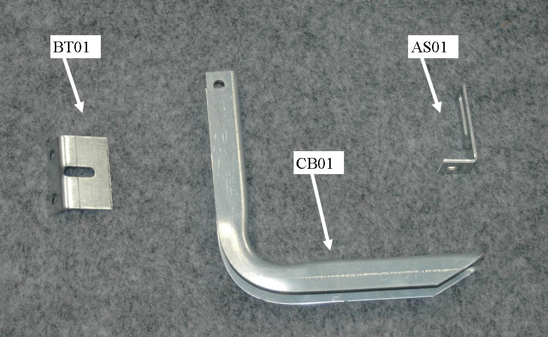 Owens Products BK01 Running Board Mounting Bracket Kit For 2086-01 (Must Order Separately) 88-00 Chevrolet/GMC CK Heavy Gauge Steel Silver Owens Products - Truck Part Superstore