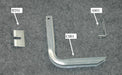 Owens Products BK01 Running Board Mounting Bracket Kit For 2086-01 (Must Order Separately) 88-00 Chevrolet/GMC CK Heavy Gauge Steel Silver Owens Products - Truck Part Superstore