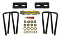 Performance Accessories PABK01PA 1 Inch Rear Block Kit Varied GM and Toyota Pickups Cast Iron w/Steel Hardware Performance Accessories - Truck Part Superstore