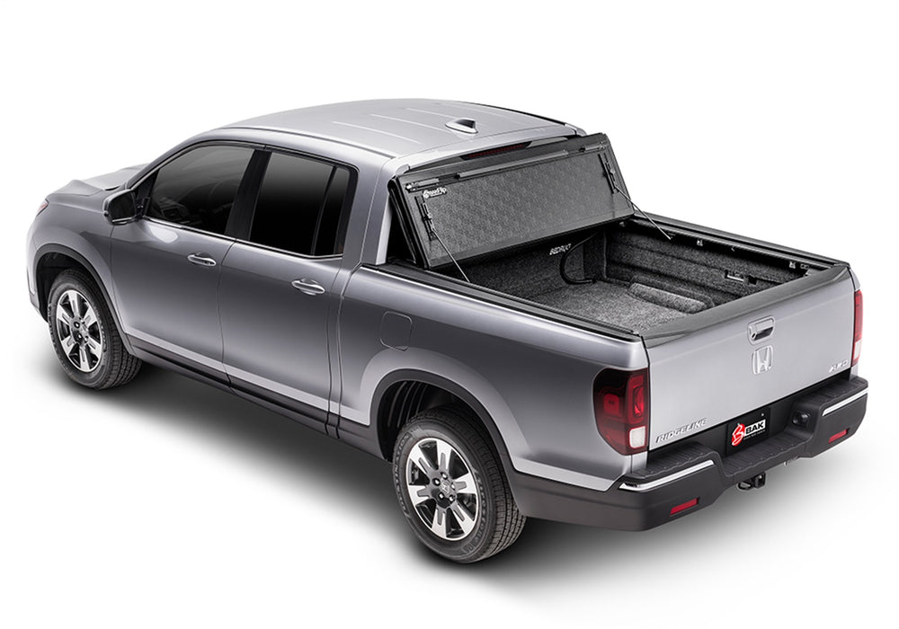Bak Industries 1126601 BAKFlip FiberMax Hard Folding Truck Bed Cover-2006-2014 Honda Ridgeline - Truck Part Superstore