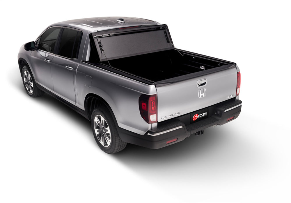 Bak Industries 448602 BAKFlip MX4 Hard Folding Truck Bed Cover-Matte Finish-2017-2022 Honda Ridgeline - Truck Part Superstore