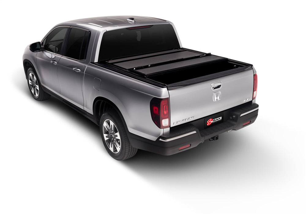 Bak Industries 448602 BAKFlip MX4 Hard Folding Truck Bed Cover-Matte Finish-2017-2022 Honda Ridgeline - Truck Part Superstore