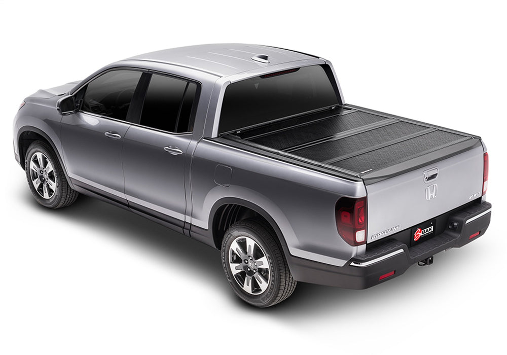 Bak Industries 1126601 BAKFlip FiberMax Hard Folding Truck Bed Cover-2006-2014 Honda Ridgeline - Truck Part Superstore