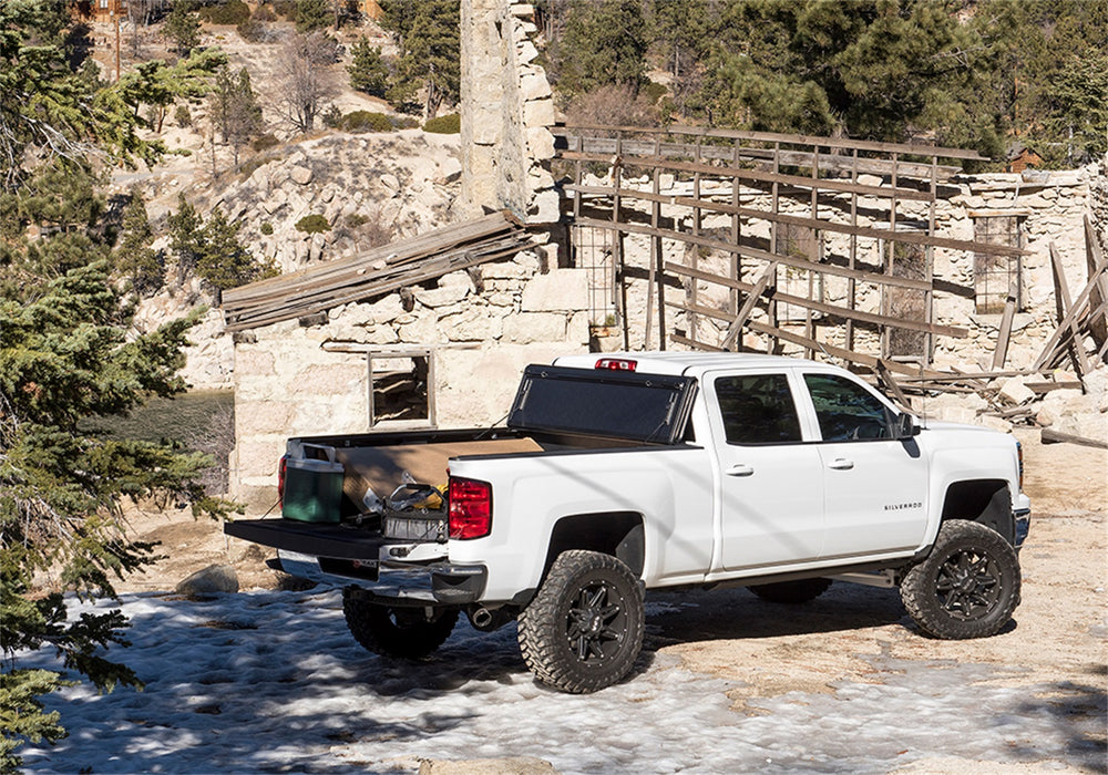 Bak Industries 226121 BAKFlip G2 14-18 (19 Leg/Lim) Silv/Sierra 1500/15-19 2500HD/3500HD 6ft.6in. - Truck Part Superstore