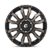 Fuel 1PC D67417901850 D674 17X9 8X180 MT-BLK-DDT 01MM - Truck Part Superstore