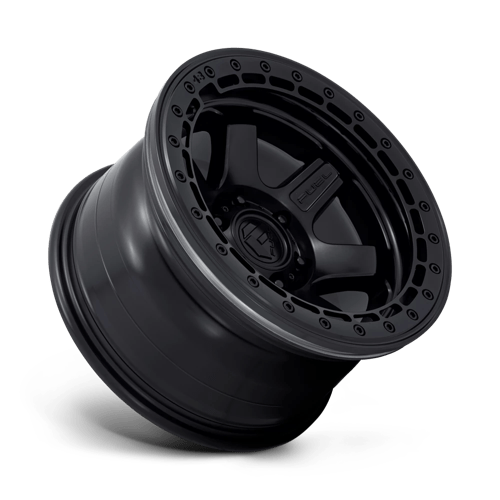Fuel 1PC D12217908945 D122 17X9 6X135 MT-BLK MT-BLK-RG -15MM - Truck Part Superstore