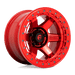 Fuel 1PC D12317908445 D123 17X9 6X5.5 GL-RED GL-RED-RG -15MM - Truck Part Superstore
