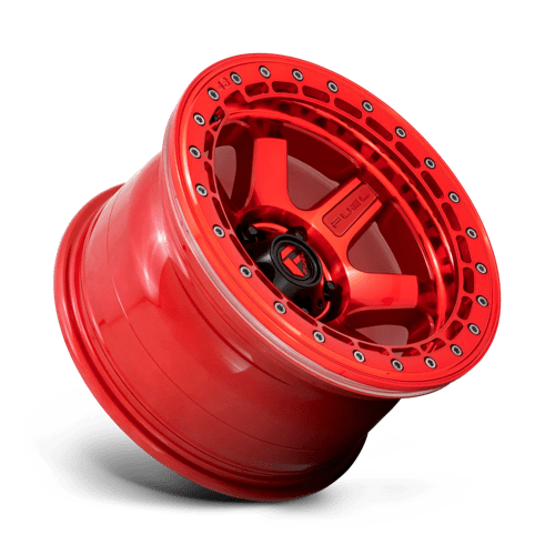 Fuel 1PC D12317908445 D123 17X9 6X5.5 GL-RED GL-RED-RG -15MM - Truck Part Superstore