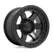 Fuel 1PC D75018909450 D750 18X9 6X120 MT-BLK-BLK-RG 01MM - Truck Part Superstore