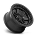 Fuel 1PC D75017907545 D750 17X9 5X5.0 MT-BLK-BLK-RG -12MM - Truck Part Superstore