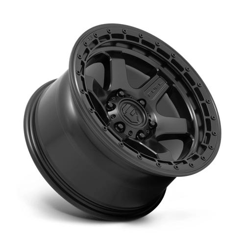 Fuel 1PC D75018909450 D750 18X9 6X120 MT-BLK-BLK-RG 01MM - Truck Part Superstore