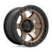 Fuel 1PC D75118907557 D751 18X9 5X5.0 MT-BRNZ-BBR 20MM - Truck Part Superstore