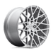 Rotiform 1PC R1101985F8+45 R110 19X8.5 5X112 GL-SLVR-MACH 45MM - Truck Part Superstore