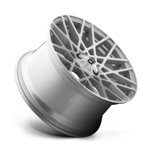 Rotiform 1PC R1101885F8+45 R110 18X8.5 5X112 GL-SLVR-MACH 45MM - Truck Part Superstore