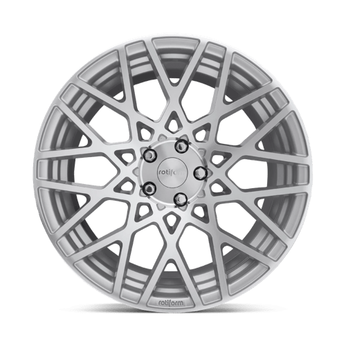 Rotiform 1PC R1101985F8+45 R110 19X8.5 5X112 GL-SLVR-MACH 45MM - Truck Part Superstore