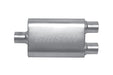 Gibson Performance Exhaust BM0110 MWA Center/Dual Oval Muffler; Stainless - Truck Part Superstore